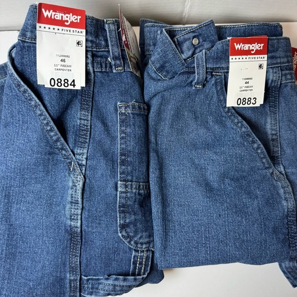 Wrangler Men's and Big Men's Relaxed Fit Carpenter Denim Short - Picture 3 of 11
